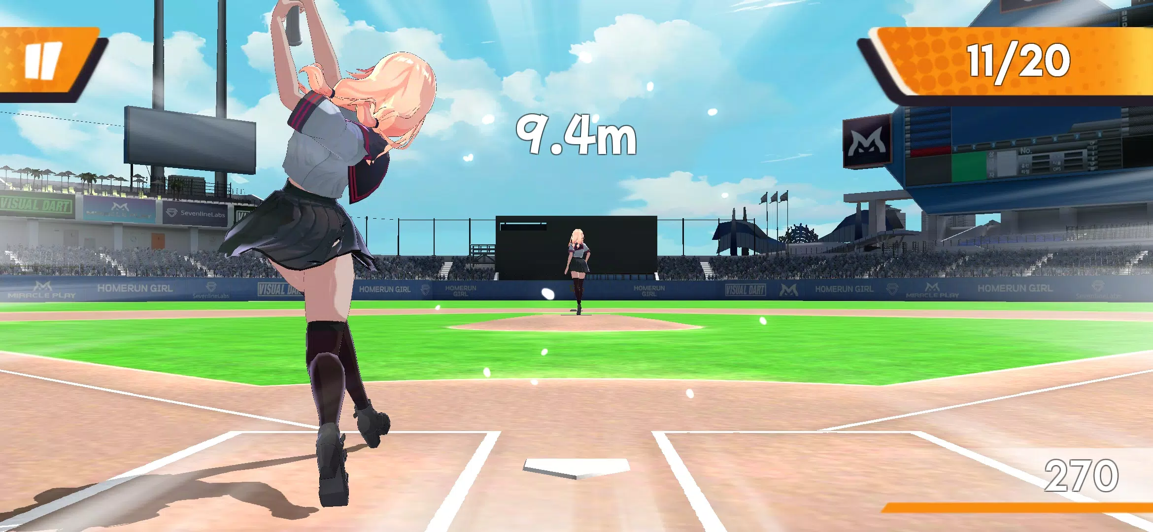 HomeRun Girl Capture d'écran 1