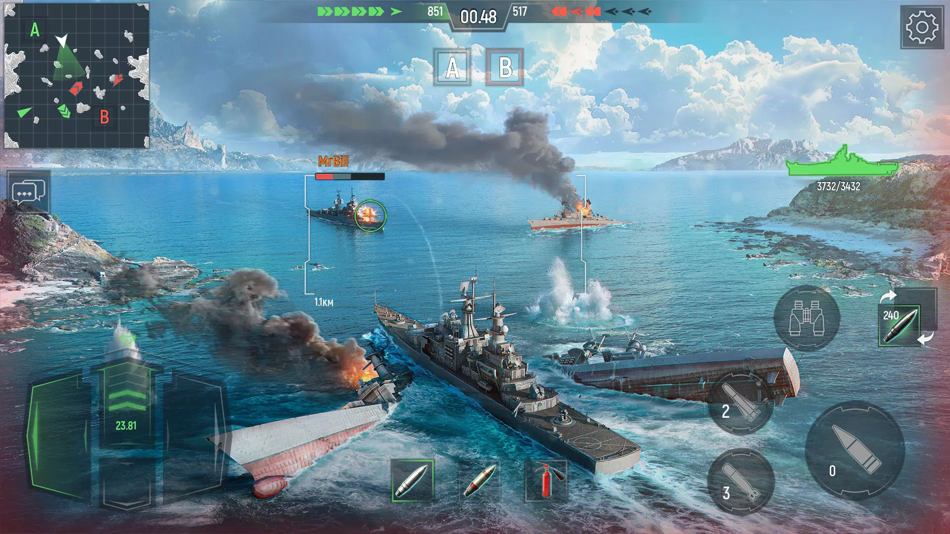 Force of Warships スクリーンショット 1