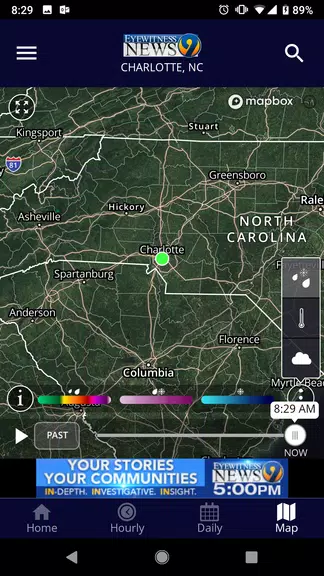 WSOC-TV Weather Screenshot 2