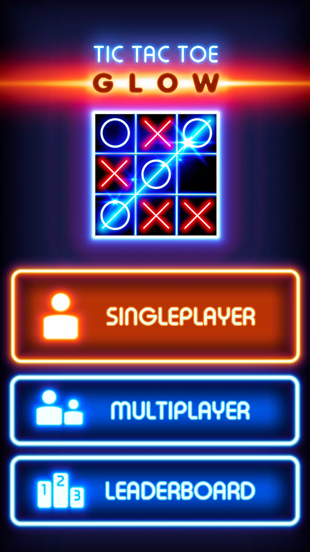 Tic Tac Toe Glow Screenshot 0