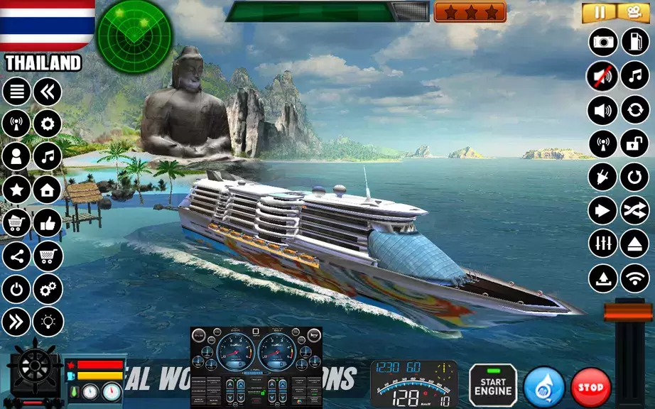 Big Cruise Ship Simulator ภาพหน้าจอ 2