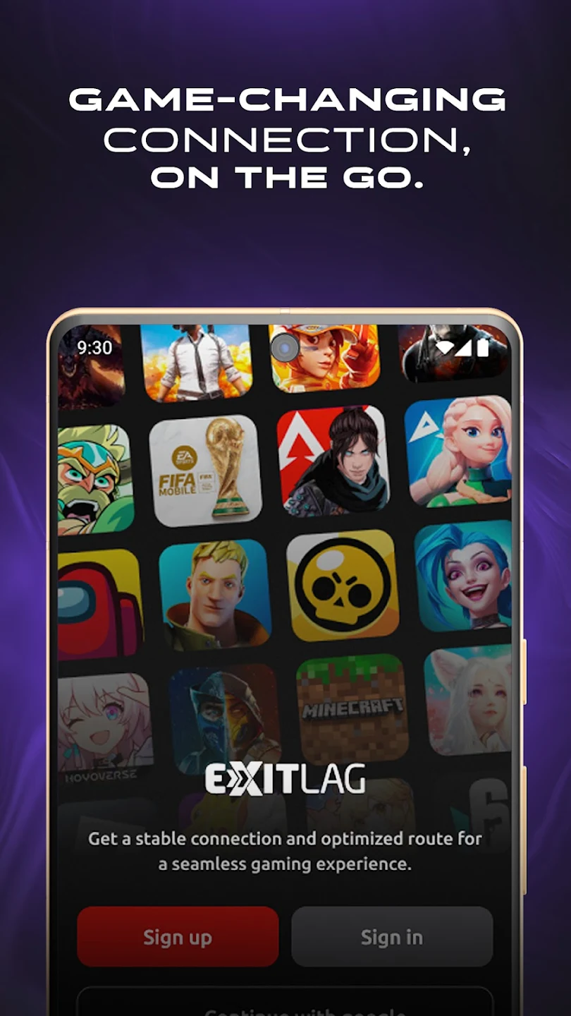 ExitLag: Lower your Ping ဖန်သားပြင်ဓာတ်ပုံ 0