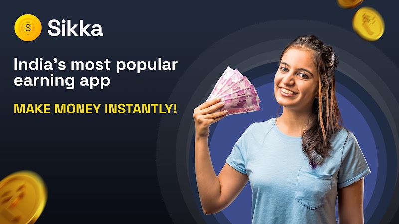 Money Earning App online Sikka Captura de pantalla 0