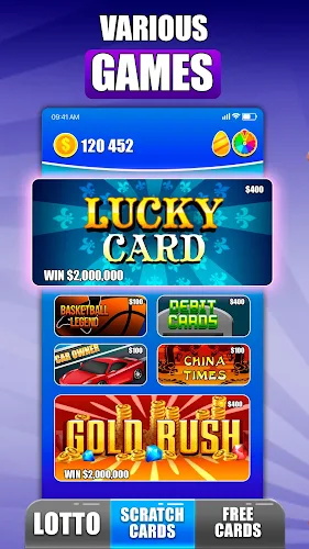 Lottery Scratchers Scratch Off Captura de pantalla 0