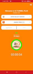 24 TUNNEL PLUS - Secure VPN Captura de pantalla 1
