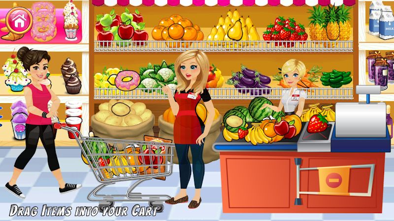 Supermarket Shopping Mall Game 스크린샷 3