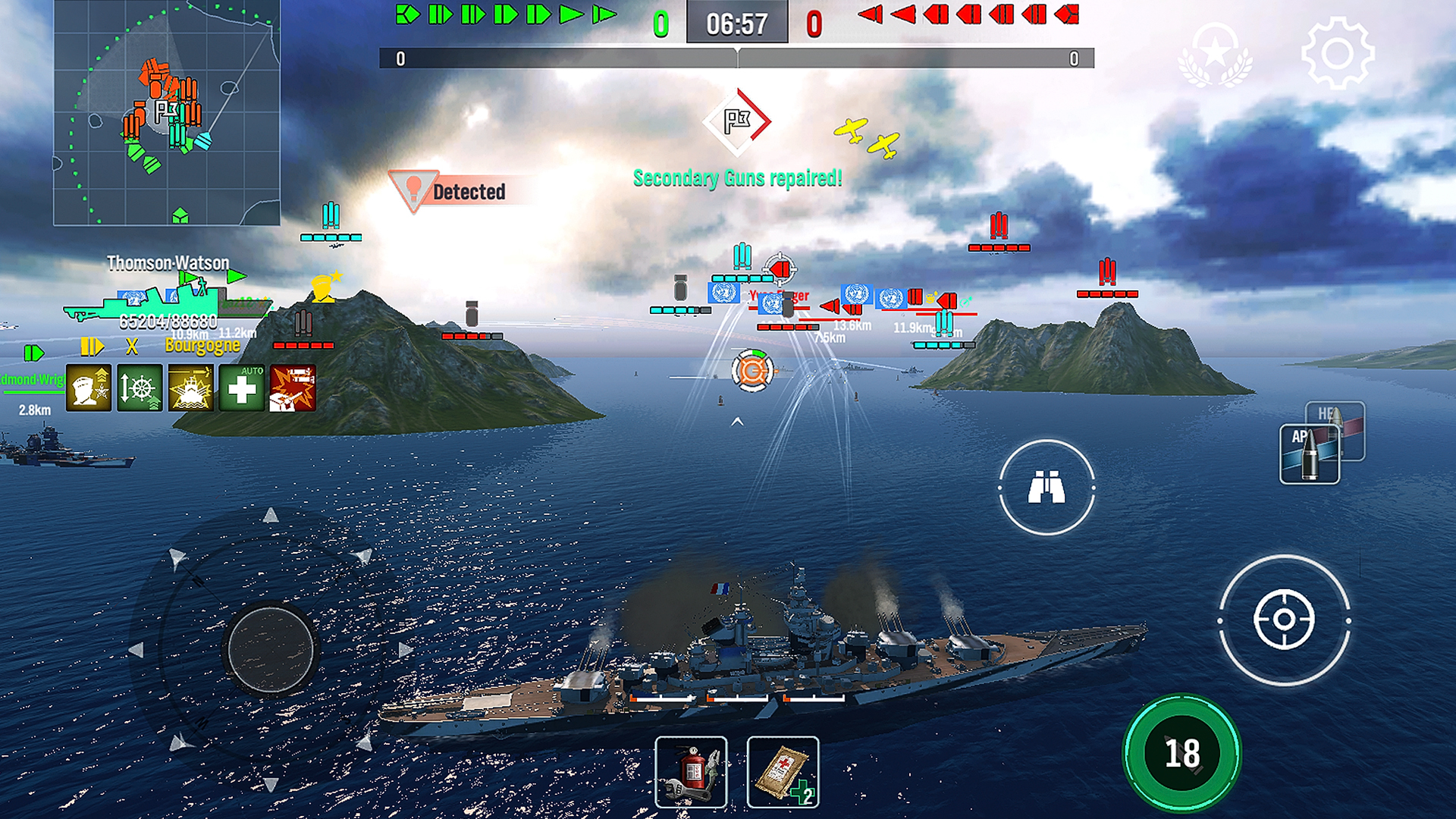 Warship World War ဖန်သားပြင်ဓာတ်ပုံ 2