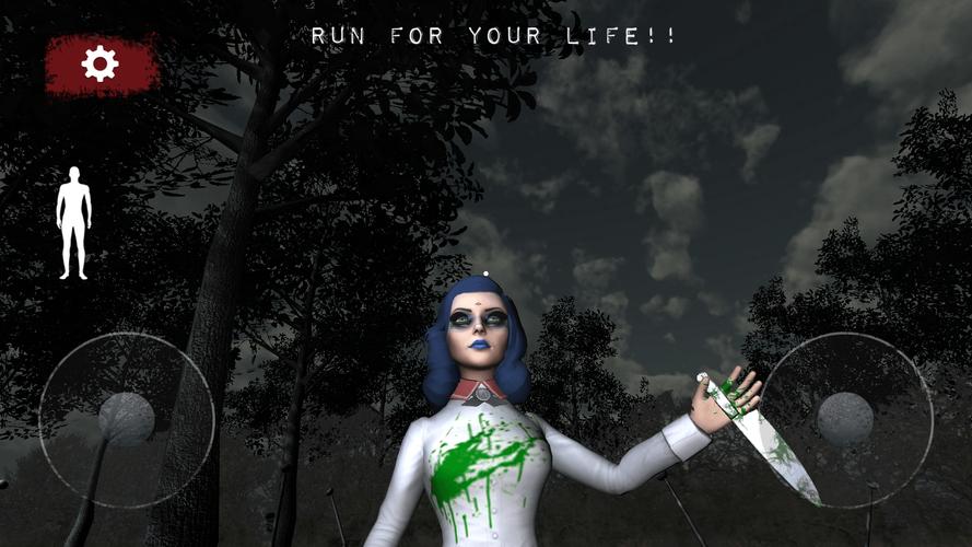 Scary Dancing Lady Horror game Captura de tela 1