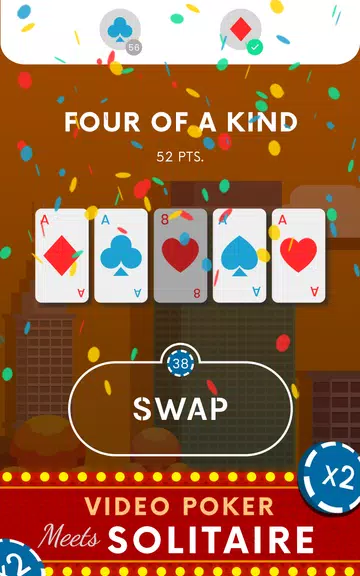 Shuffle Card Puzzle: Offline game Schermafbeelding 0