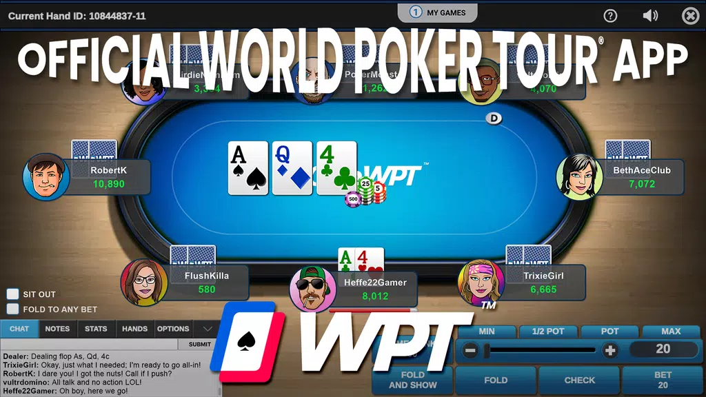 ClubWPT: Free Poker, Casino Captura de pantalla 0