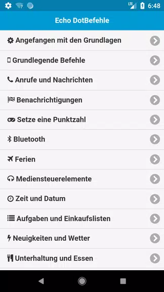 Befehle für Echo Dot Screenshot 1