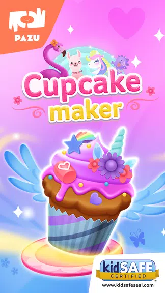 Cupcake maker cooking games ဖန်သားပြင်ဓာတ်ပုံ 0