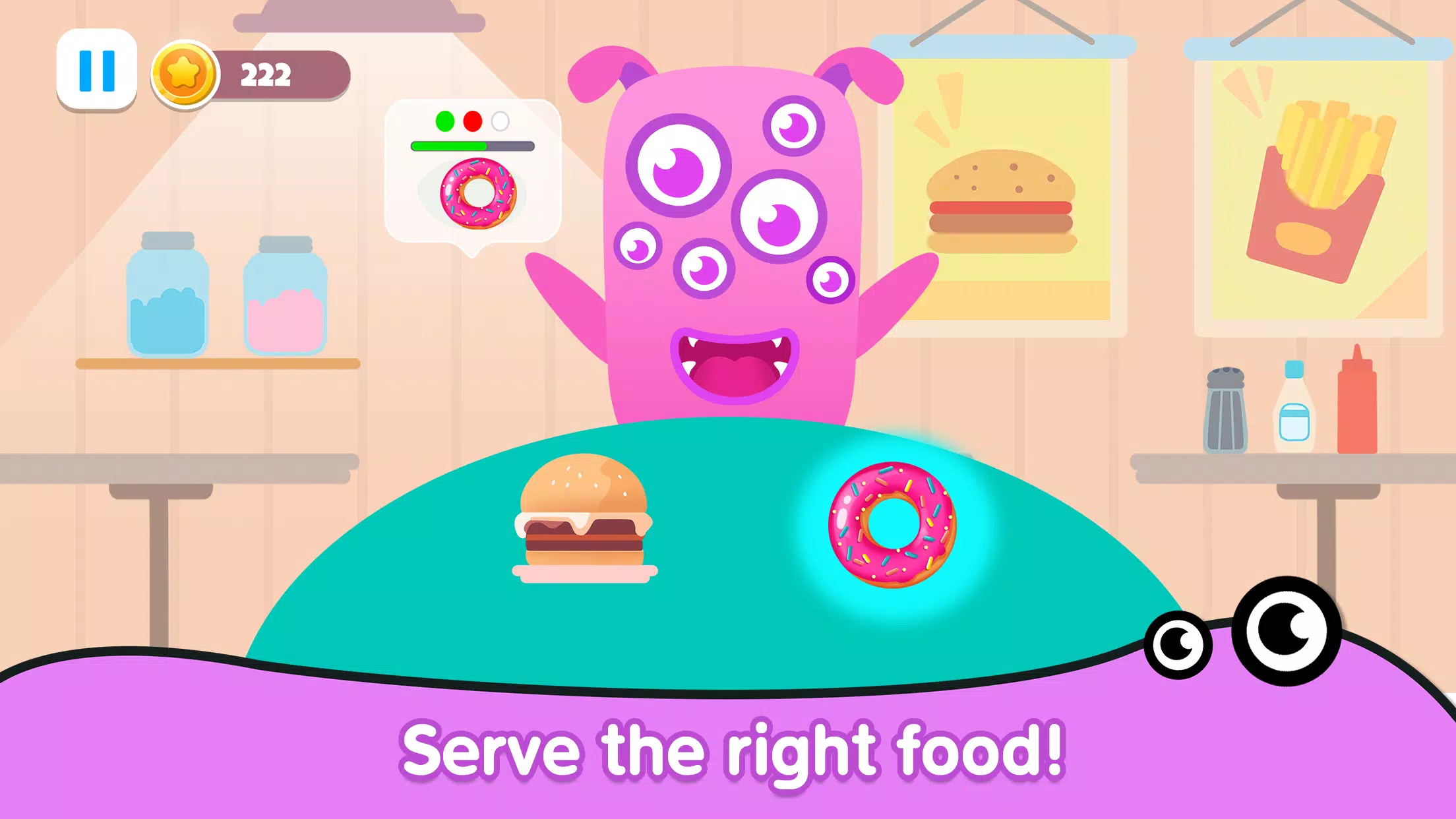 Kitchen monster games for kids應用截圖第1張