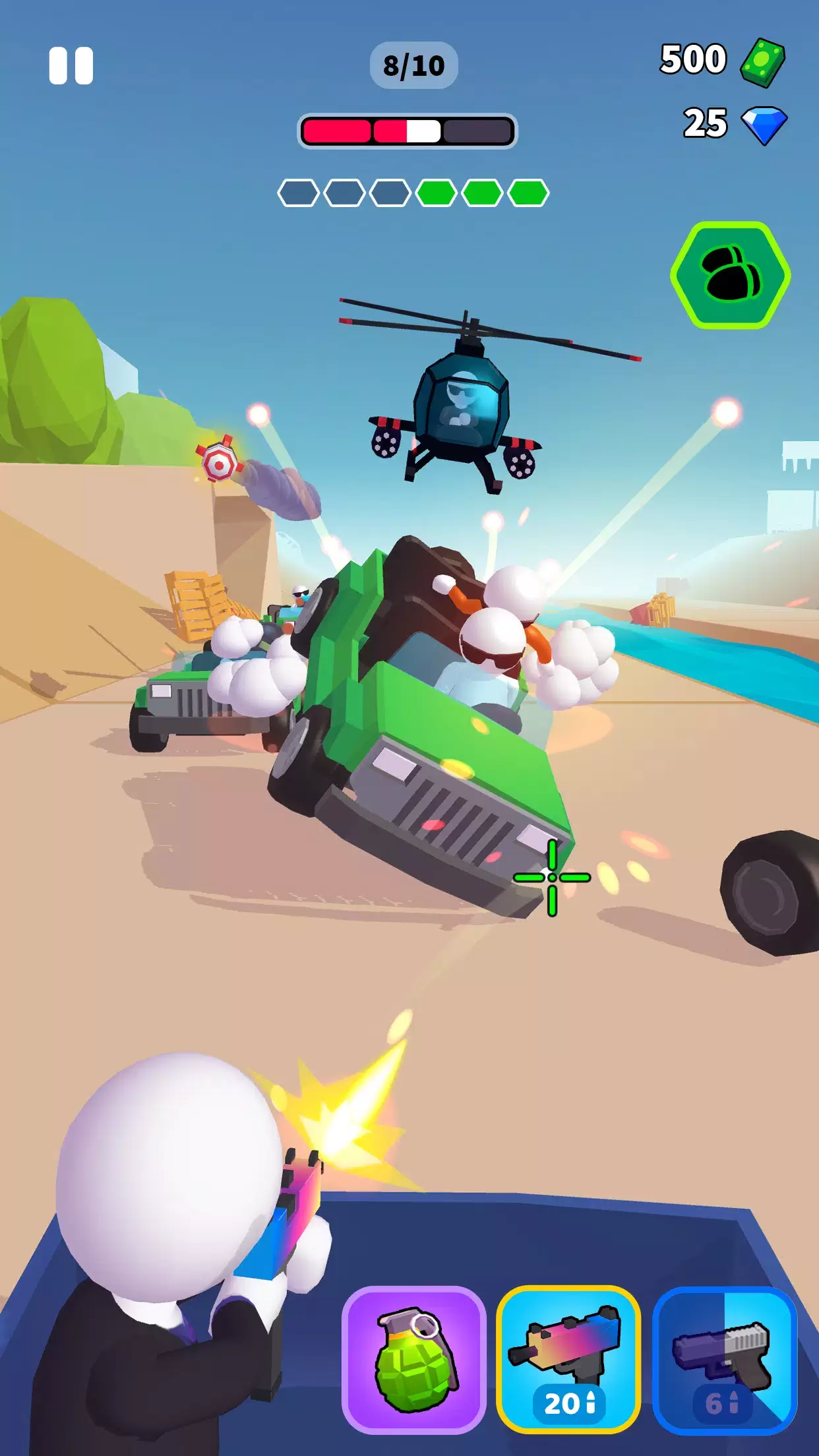 Rage Road - Car Shooting Game Screenshot 0