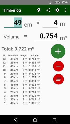 Timberlog - Timber calculator Capture d'écran 2