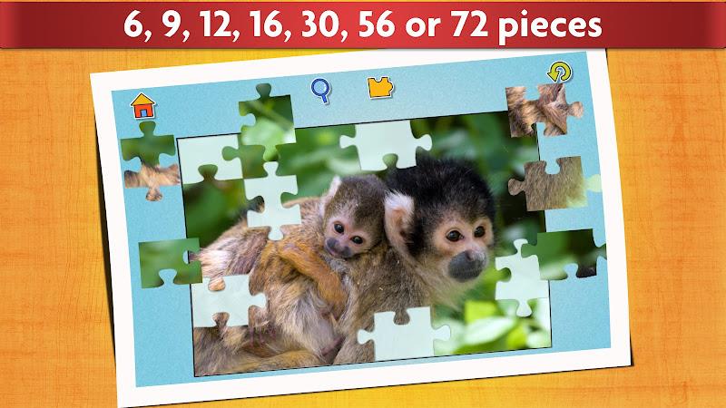 Baby Animal Jigsaw Puzzles स्क्रीनशॉट 2