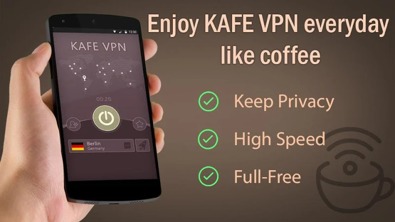 KAFE VPN - Fast & Secure VPN Schermafbeelding 0