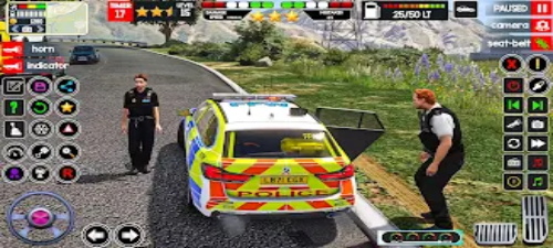 Police Car Game Police Sim 3D Zrzut ekranu 0