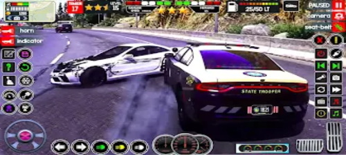 Police Car Game Police Sim 3D Ảnh chụp màn hình 1