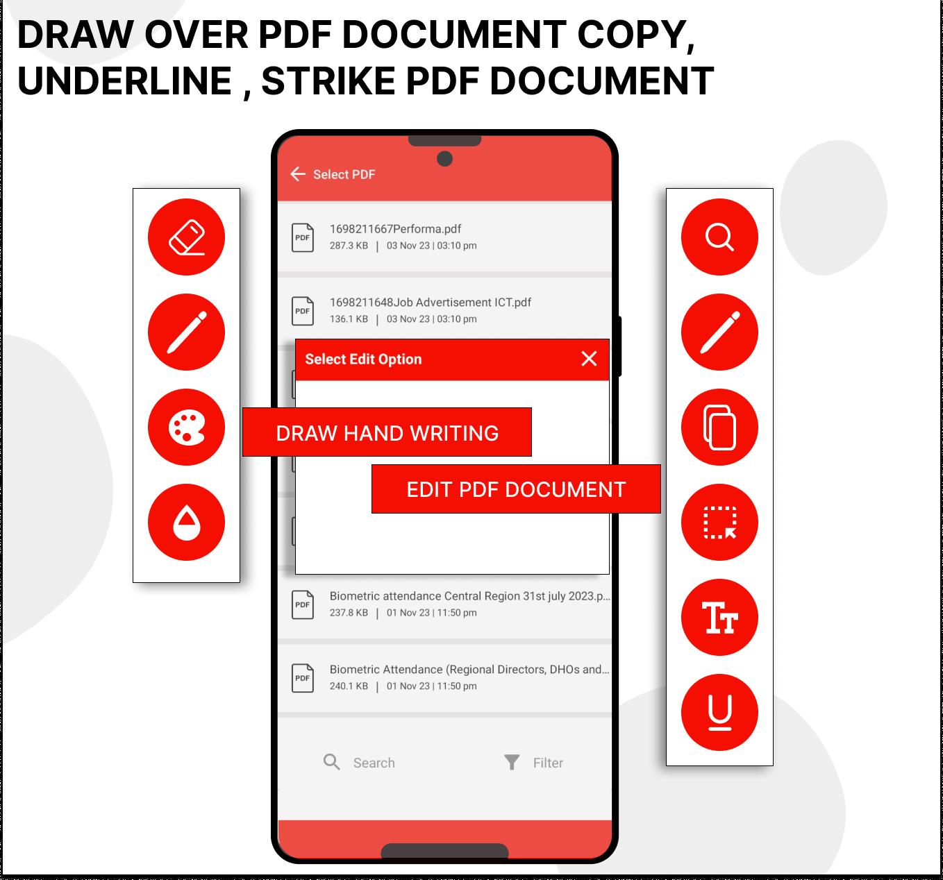 Pdf Editor - Draw on Pdf Zrzut ekranu 2