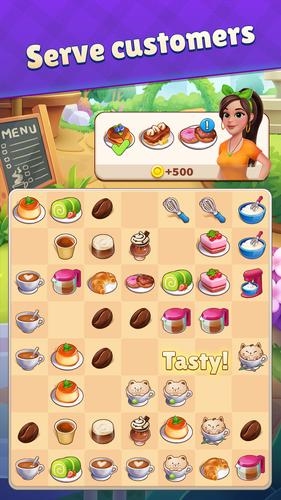 Merge Cafe: Cooking Theme Скриншот 3