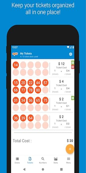 Georgia Lottery Keno : GA Live Results & Tickets應用截圖第1張