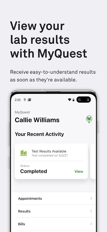 MyQuest for Patients Screenshot 1