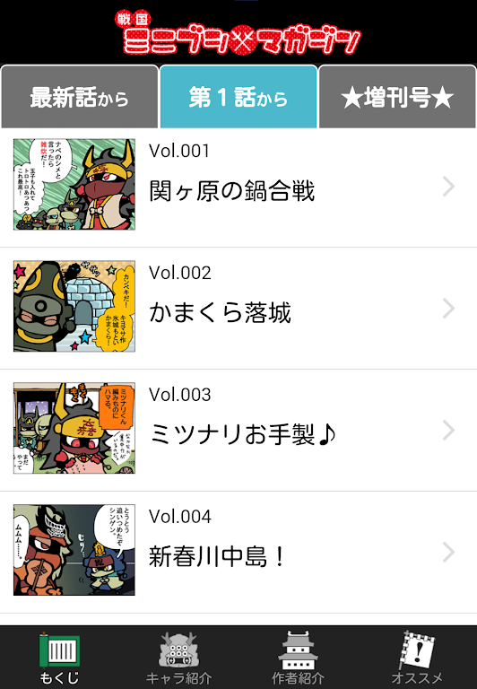 Schermata Sengoku Minibushi Magazine 0