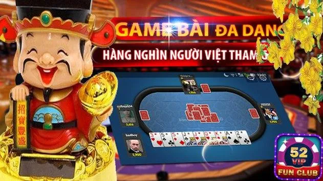 52Vip FunClub Online, Game danh bai doi thuong Zrzut ekranu 2