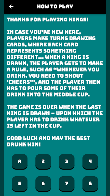 Kings - Drinking Game Ekran Görüntüsü 3