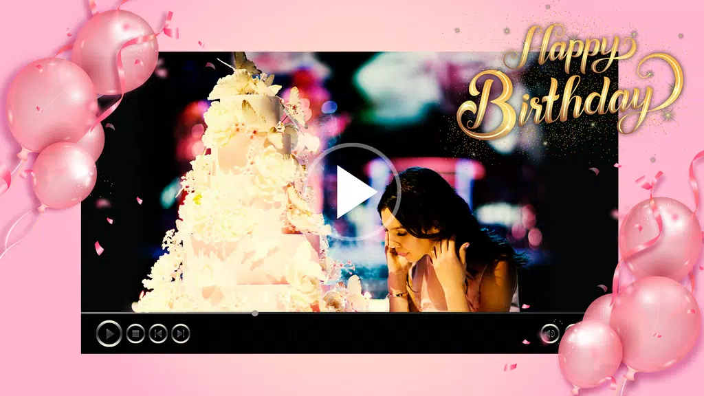 Make Birthday Video With Music ဖန်သားပြင်ဓာတ်ပုံ 2