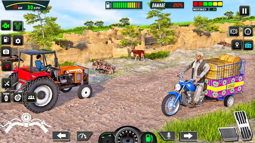 Tuk Tuk Rickshaw: Auto Game Ekran Görüntüsü 0