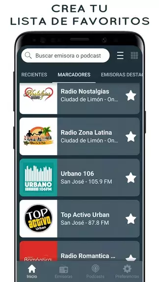 Radios de Costa Rica Online スクリーンショット 2