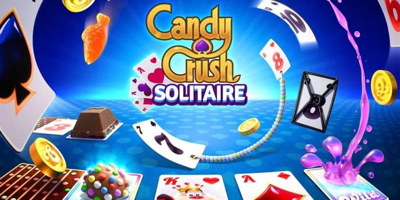 Candy Crush Solitaire在经典纸牌游戏中添加了King的旗舰系列的含糖粉尘