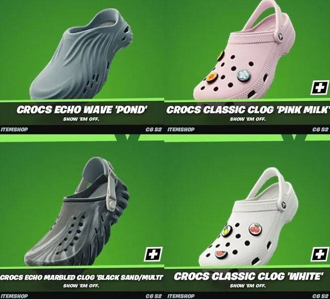 Crocs X Fortnte