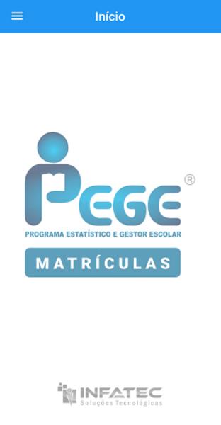 Matrículas Pege Captura de tela 0