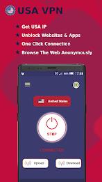 USA VPN -Safe Secure VPN Proxy স্ক্রিনশট 0