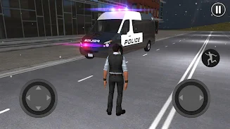 American Police Van Driving Скриншот 1