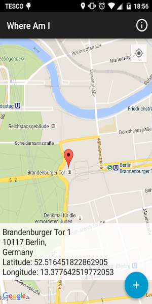 Where Am I - Location and address finder. Schermafbeelding 0