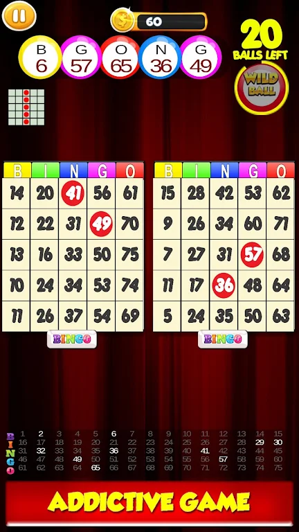 New Bingo Cards Game Free ภาพหน้าจอ 2