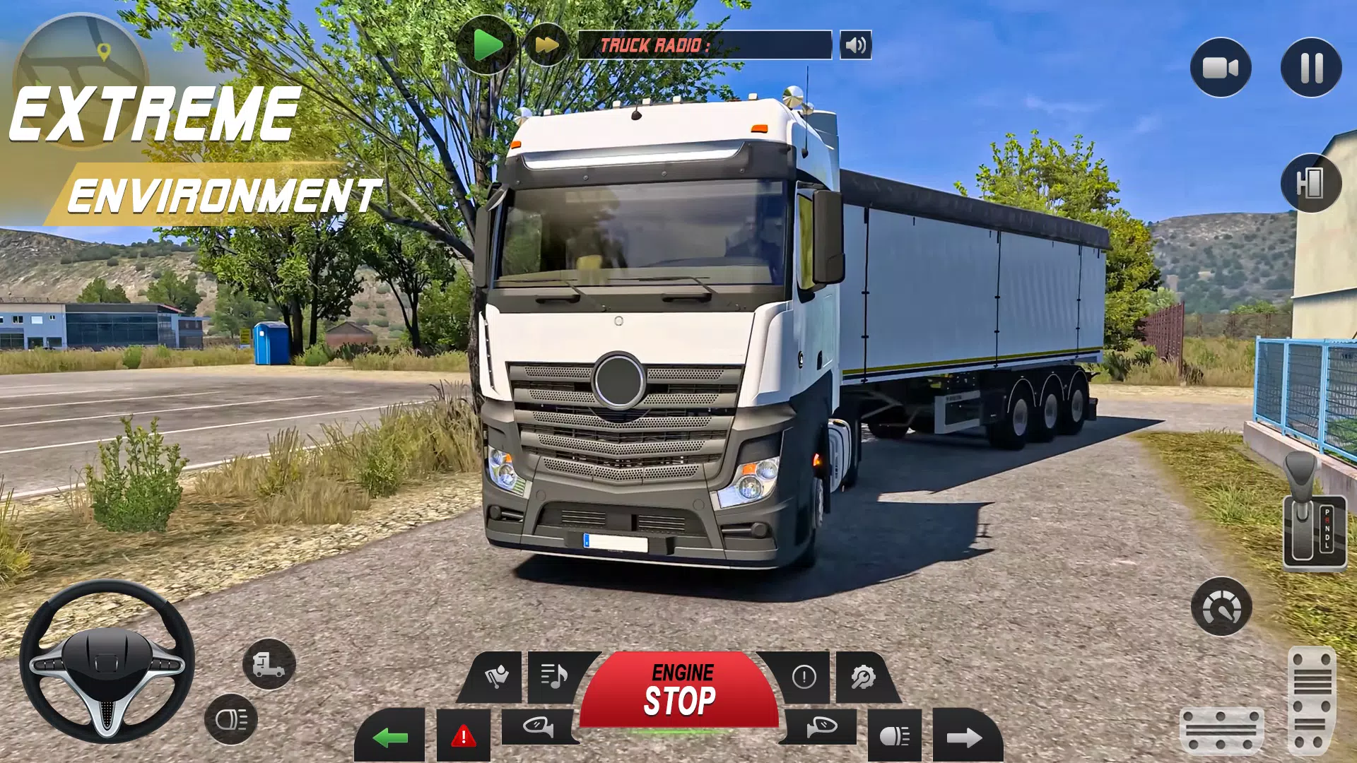 Euro Truck Driving Game 3d Schermafbeelding 2