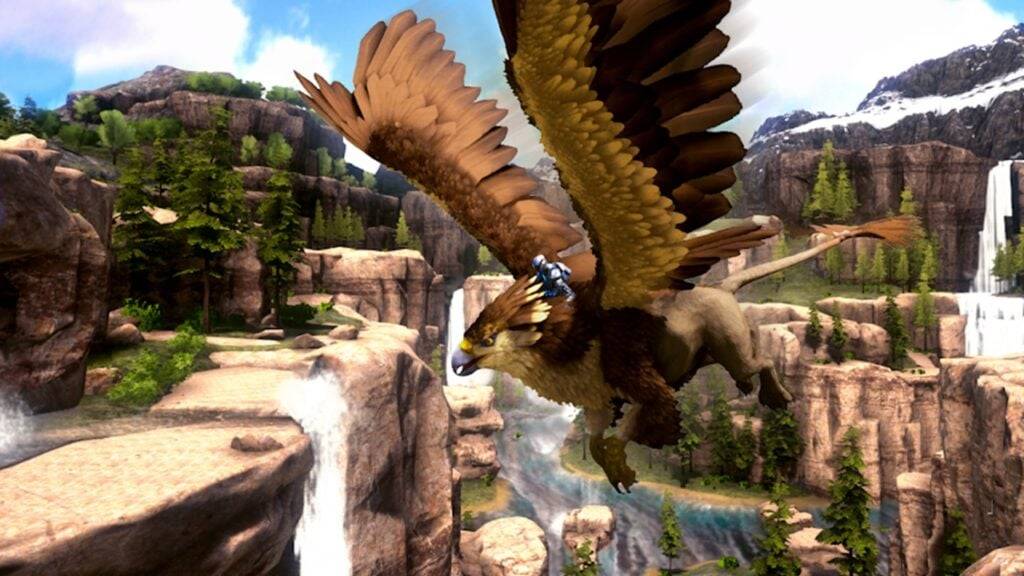 Das Ragnarok -Update von Ark Mobile: Tame Griffins, entdecken Sie Biomes