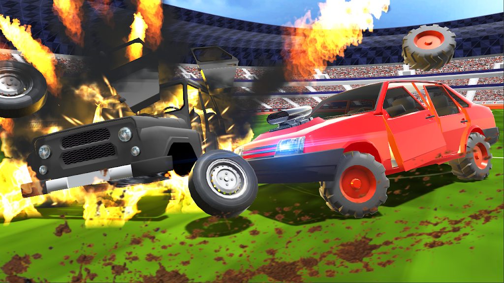 Russian Cars: Crash Simulator ภาพหน้าจอ 0