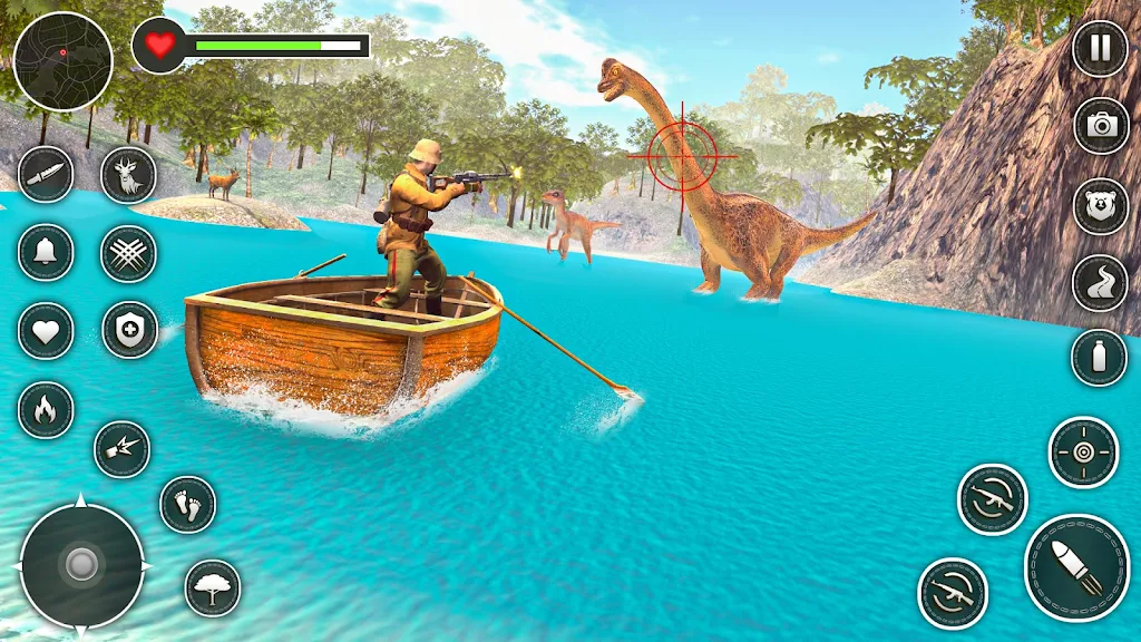 Dinosaur Hunter 3D Game ภาพหน้าจอ 1