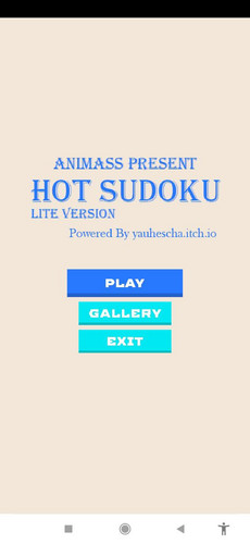 AnimAss - Hot Sudoku Lite スクリーンショット 0