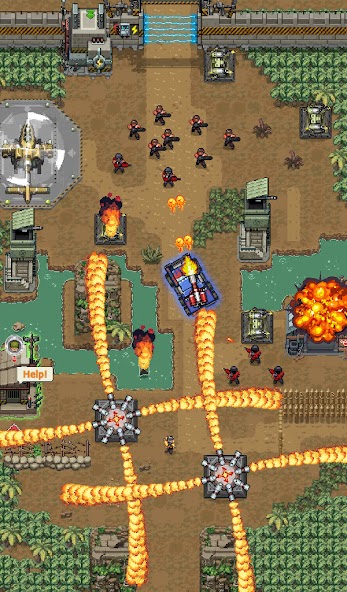 Jackal Army: Retro Shooting Mod 스크린샷 3