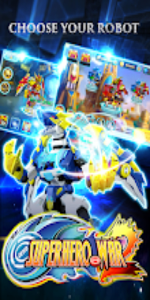 Superhero War: Robot Fight 스크린샷 2