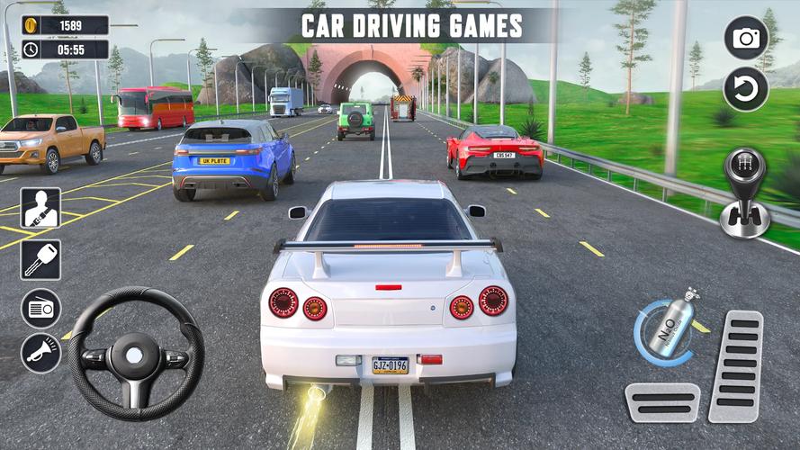 Real Highway Car Racing Games Capture d'écran 0