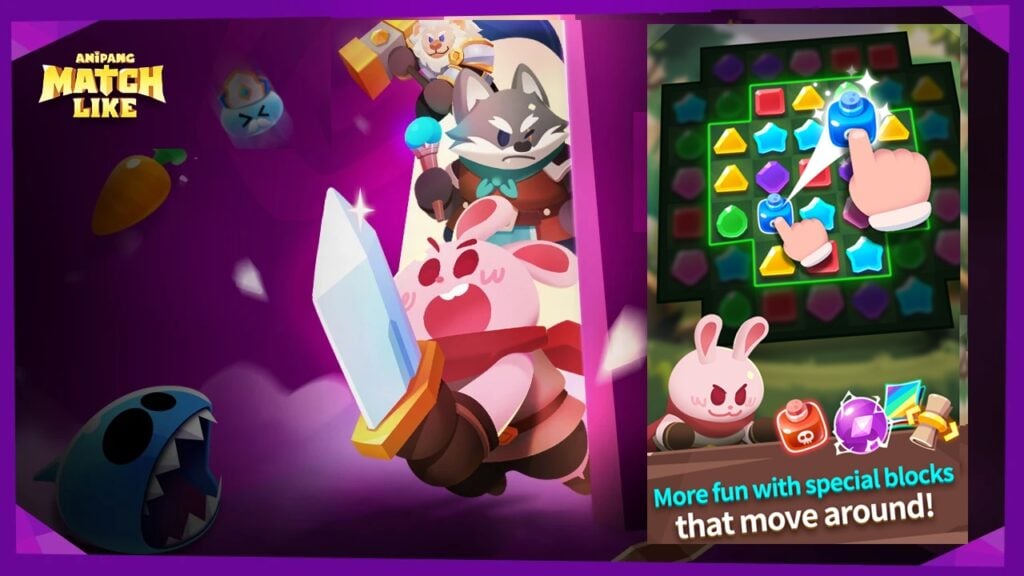 Anipang Matchlike è un nuovo gioco di ruolo Roguelike con puzzle match-3