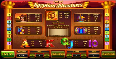 The Pharaohs Book Casino Slots Скриншот 2